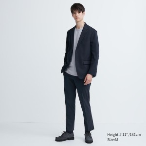 Uniqlo AirSense jackets Herre Marineblå | 3754-ZUAEG