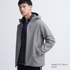 Uniqlo BLOCKTECH Parka Herre Grå | XJBADF-395