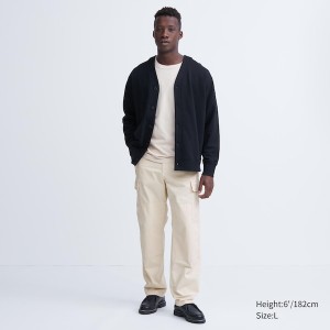 Uniqlo Cargo Utility Arbeids Bukse Herre Hvite | 5147-TWJYP