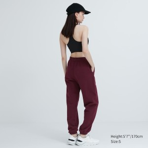 Uniqlo Joggebukser Dame Burgunder | 8503-EXBSL