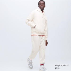 Uniqlo Joggebukser Herre Hvite | 8571-XAKPD