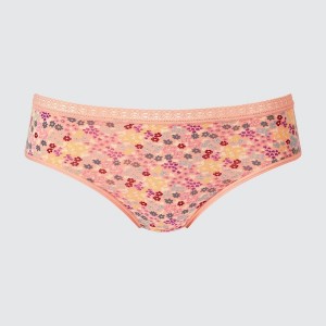 Uniqlo Mid-Rise Truser Dame Rosa | 5023-OYKRJ