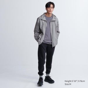 Uniqlo Pocketable UV Protection 3D Cut Parka Herre Grå | RWHDBK-395