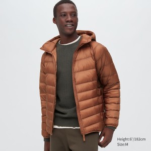 Uniqlo Ultra Light Down Parka Herre Oransje | 2514-OSNMQ