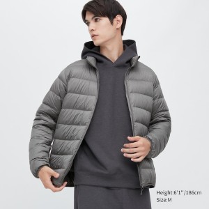 Uniqlo Ultra Light Down jackets Herre Grå | FXNIWR-816