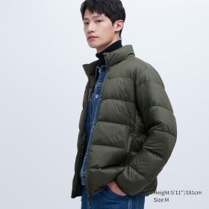 Uniqlo Ultra Light Down jackets Herre Olivengrønne | 8562-BDAKV