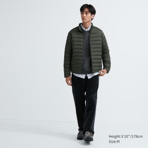 Uniqlo Ultra Light Down jackets Herre Olivengrønne | RGIPJU-413