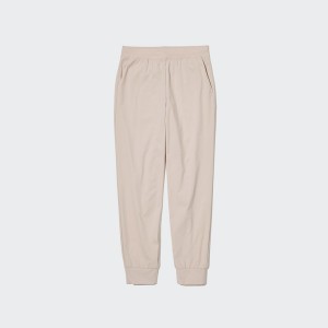 Uniqlo Ultra Stretch AIRism Joggebukser Dame Beige | 4380-NBFWD