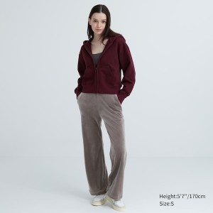 Uniqlo Ultra Stretch Smooth Bukse Dame Brune | 5374-SQGTA