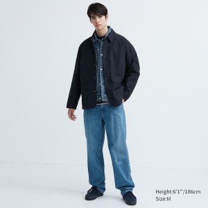 Uniqlo Utility jackets Herre Blå | WJUGQV-584