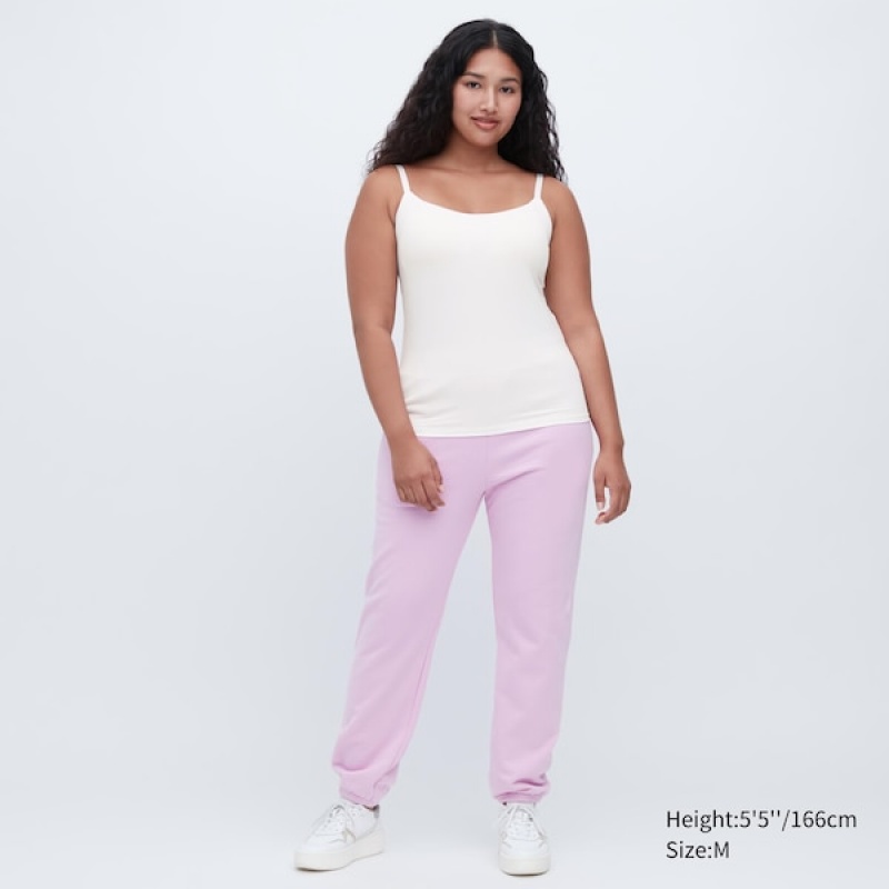 Uniqlo AIRism Camisole Bra Topper Dame Hvite | 4209-YDWGV