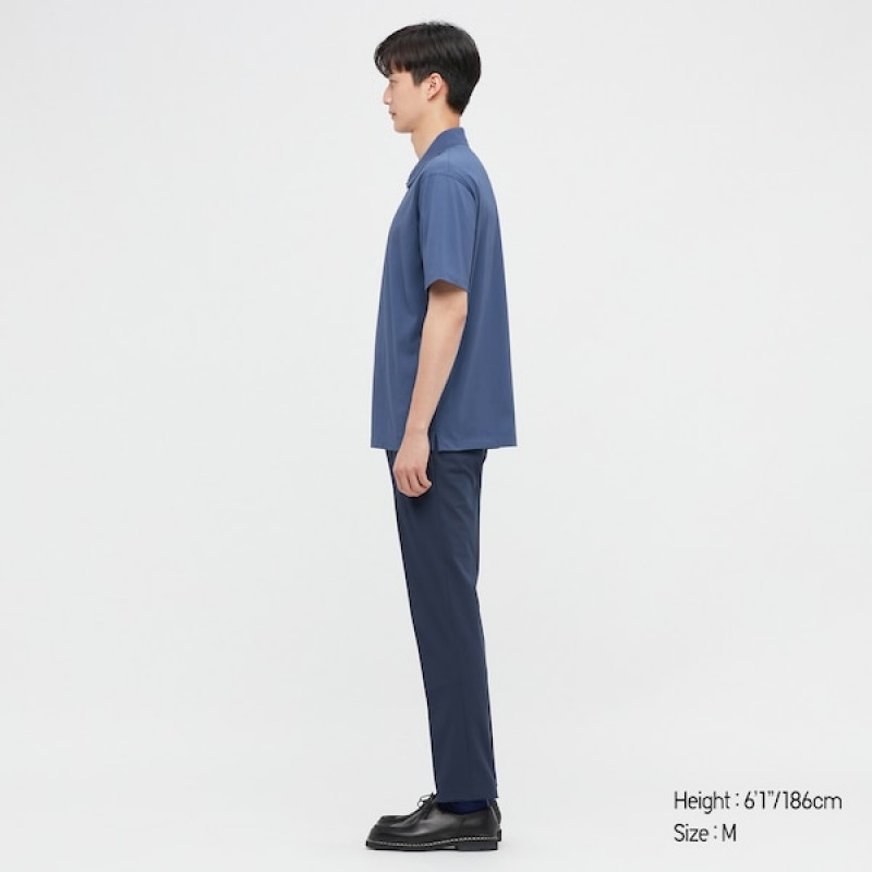 Uniqlo AIRism Polo Skjorte Herre Hvite | 3291-PXDIO