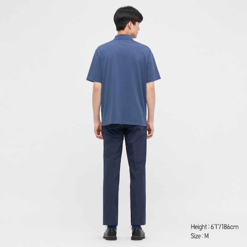 Uniqlo AIRism Polo Skjorte Herre Hvite | 3291-PXDIO