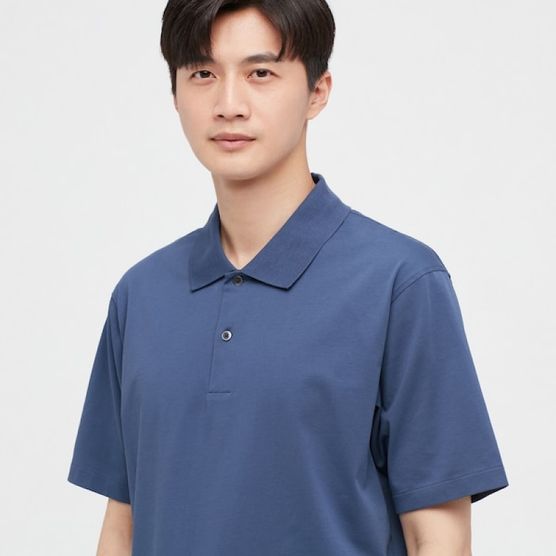 Uniqlo AIRism Polo Skjorte Herre Hvite | 3291-PXDIO