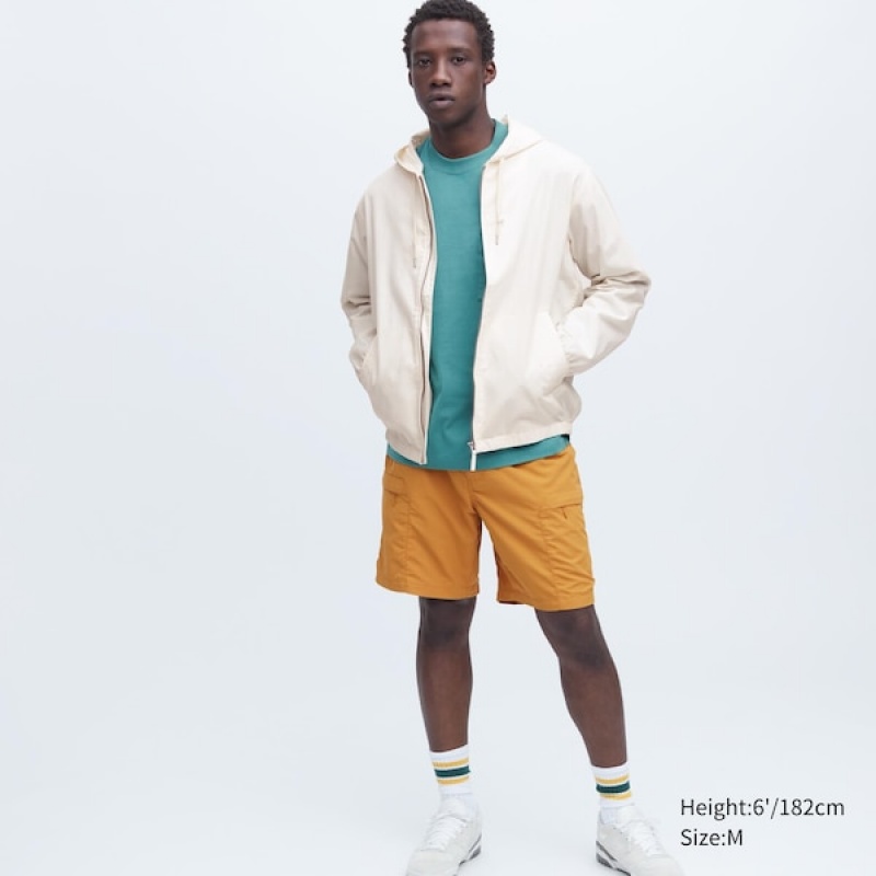 Uniqlo Bomull Parka Herre Hvite | STPNMC-912