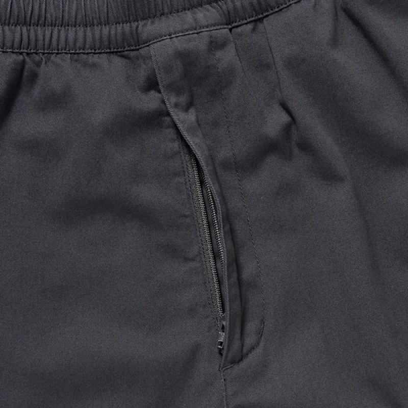 Uniqlo Bomull Relaxed Joggebukser Herre Svarte | 0827-BJLUC