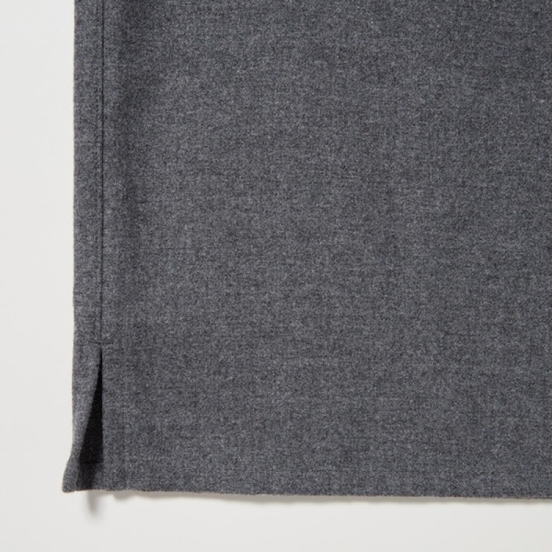 Uniqlo Brushed Twill Overskjorte Herre Grå | 0491-UPYXC