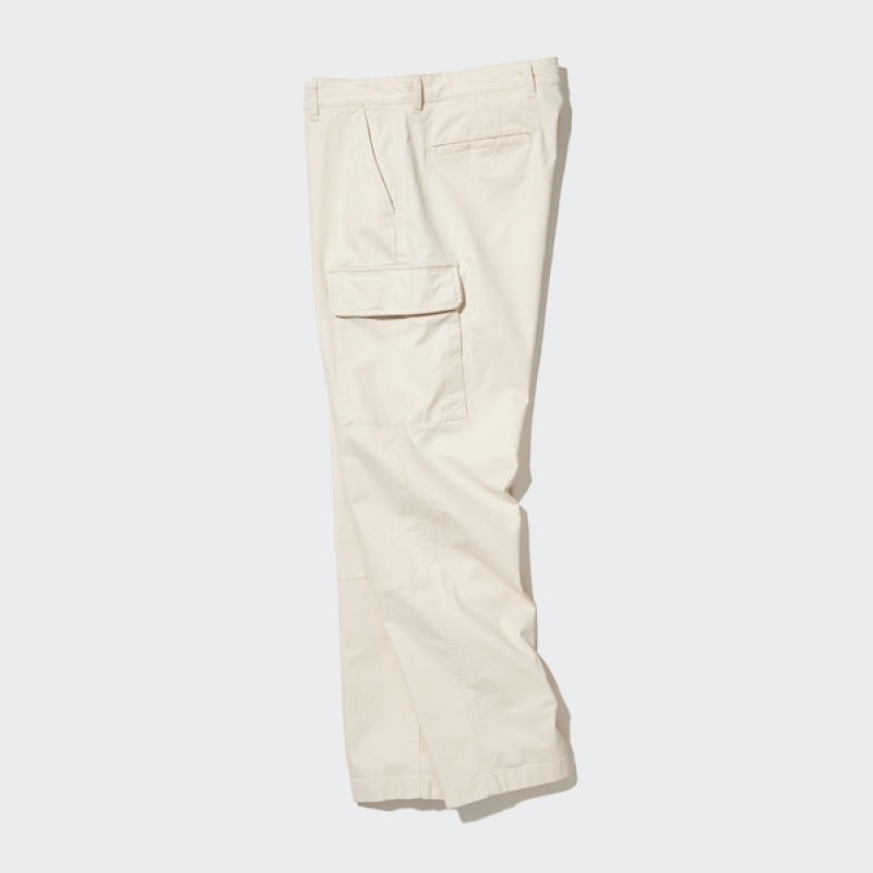 Uniqlo Cargo Bukse Herre Hvite | 8143-WNCIS