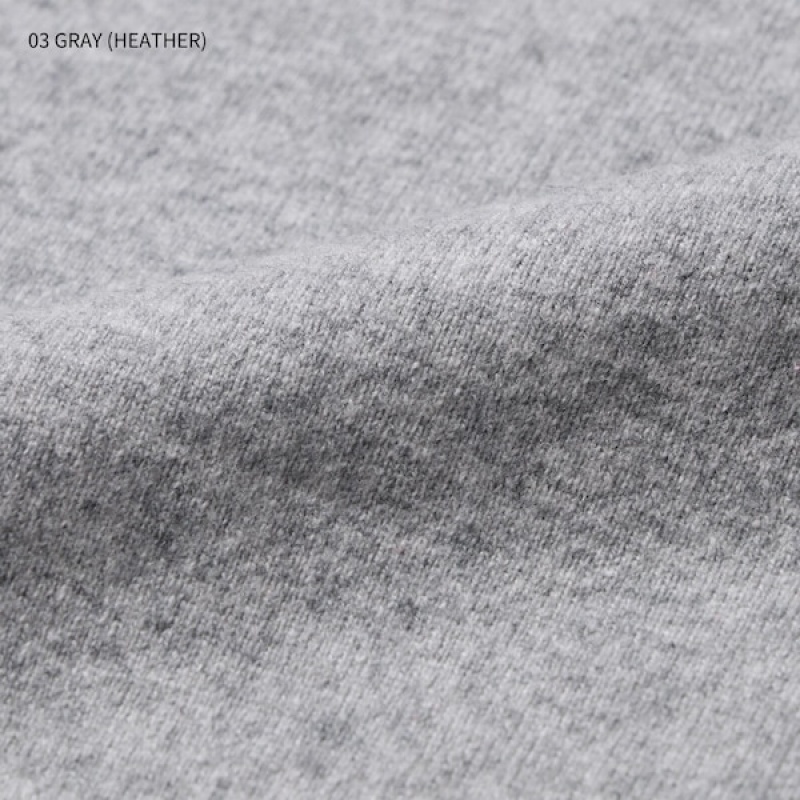 Uniqlo Cashmere Crew Neck Long-Sleeve Gensere Herre Grå | 3580-BGCAE