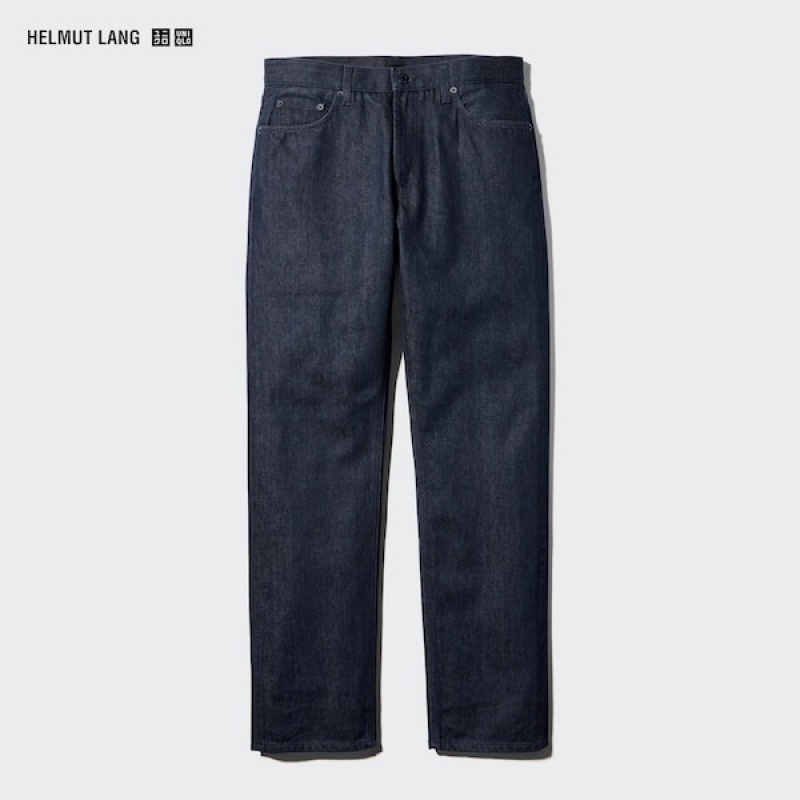 Uniqlo Classic Cut Jeans Herre Blå | 5780-TJNXW