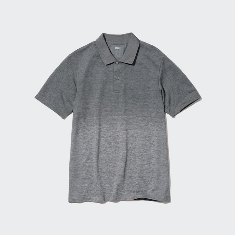 Uniqlo DRY-EX Polo Skjorte Herre Grå | 7158-VDTJC