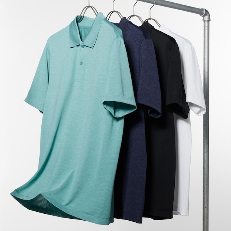 Uniqlo DRY-EX Polo Skjorte Herre Grønn | 2617-EURKO