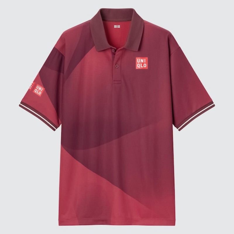 Uniqlo DRY-EX Polo Skjorte Herre Rød | 5864-USRDT