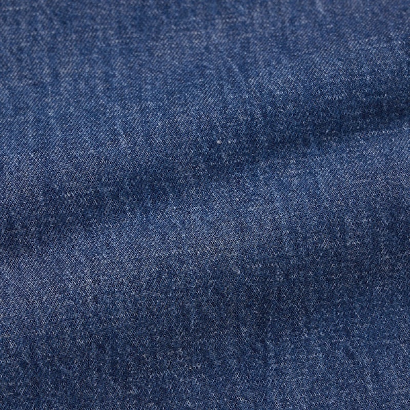 Uniqlo Denim Arbeids Jeans Herre Hvite | 9302-YODXB