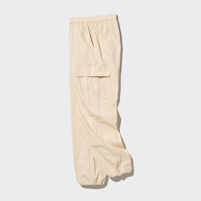 Uniqlo Easy Cargo Bukse Dame Beige | 1764-PNXVD