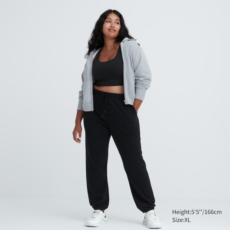 Uniqlo Joggebukser Dame Svarte | 5931-AJIBD