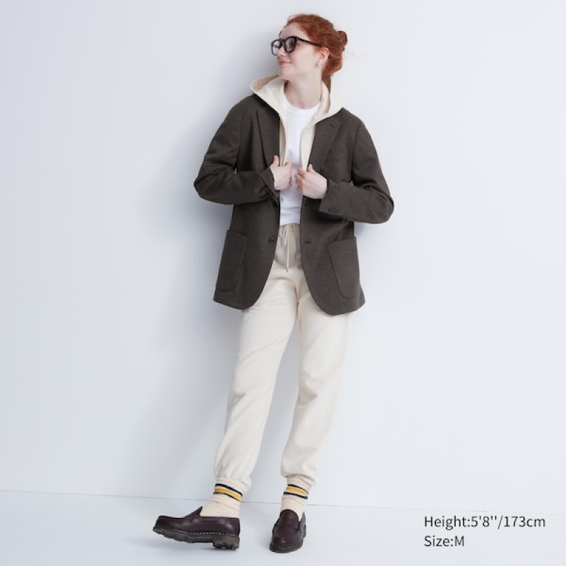 Uniqlo Komfort jackets Dame Mørke Brune | 3294-FVECW