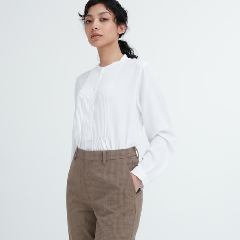 Uniqlo Smart Ankle Bukse Dame Brune | 1406-MEIQH