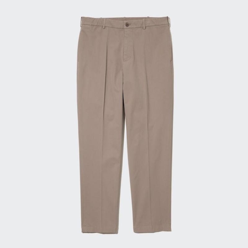 Uniqlo Smart Ankle Bukse Herre Beige | 9687-FCXJK