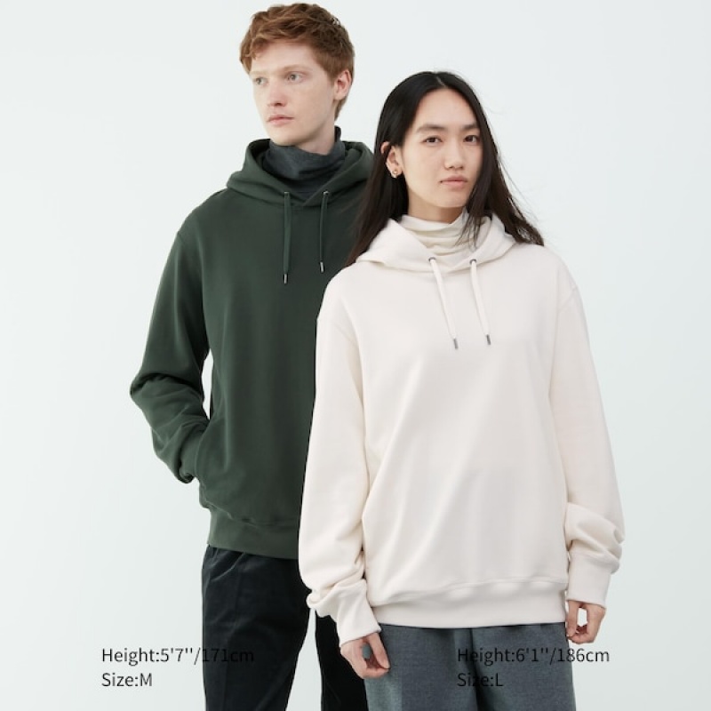 Uniqlo Sweat Pullover Long-Sleeve Hettegenser Herre Blå | 5237-IPRJU