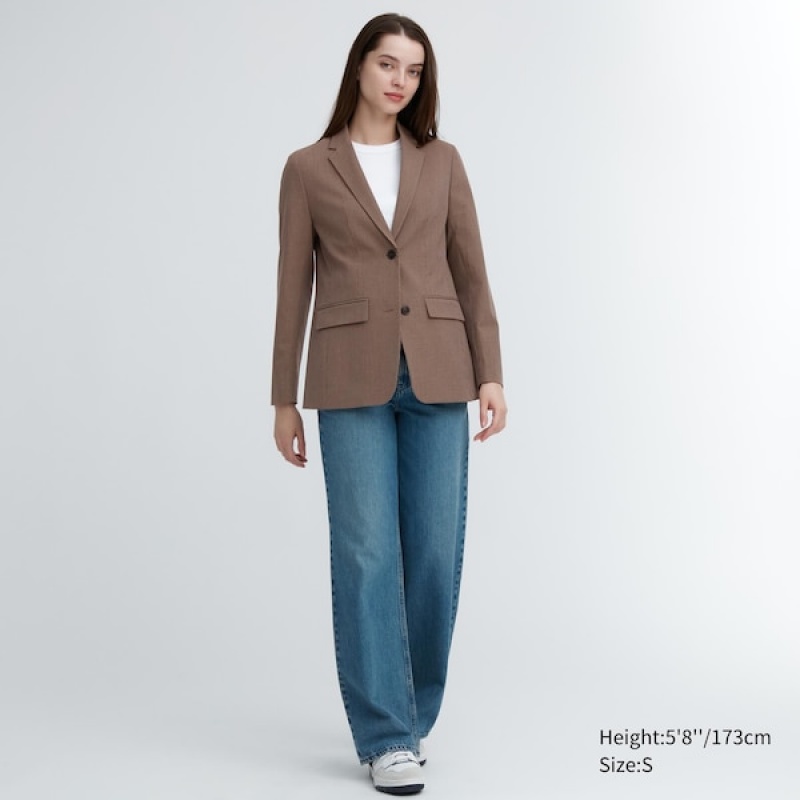 Uniqlo Tailored jackets Dame Brune | 6057-ZOMVE