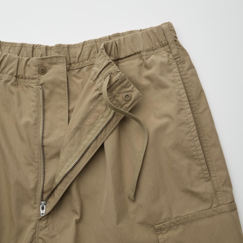 Uniqlo U Brede-Fit Parachute Cargo Bukse Herre Khaki | 2714-EVBOR