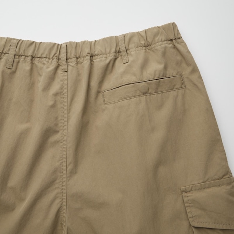 Uniqlo U Brede-Fit Parachute Cargo Bukse Herre Khaki | 2714-EVBOR