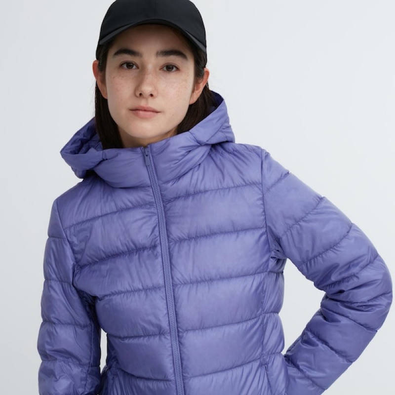 Uniqlo Ultra Light Down Parka Dame Turkis | 5642-NWSAG