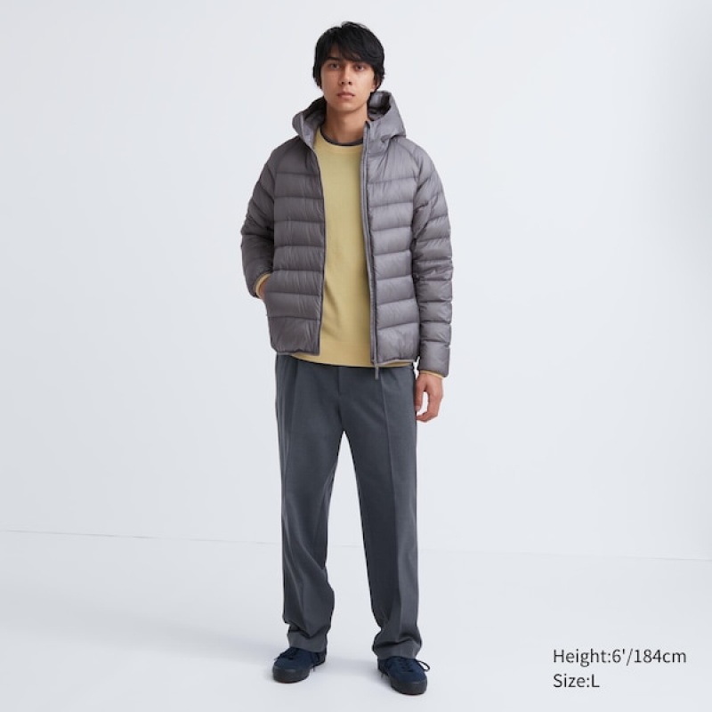 Uniqlo Ultra Light Down Parka Herre Grå | RCPTZL-739