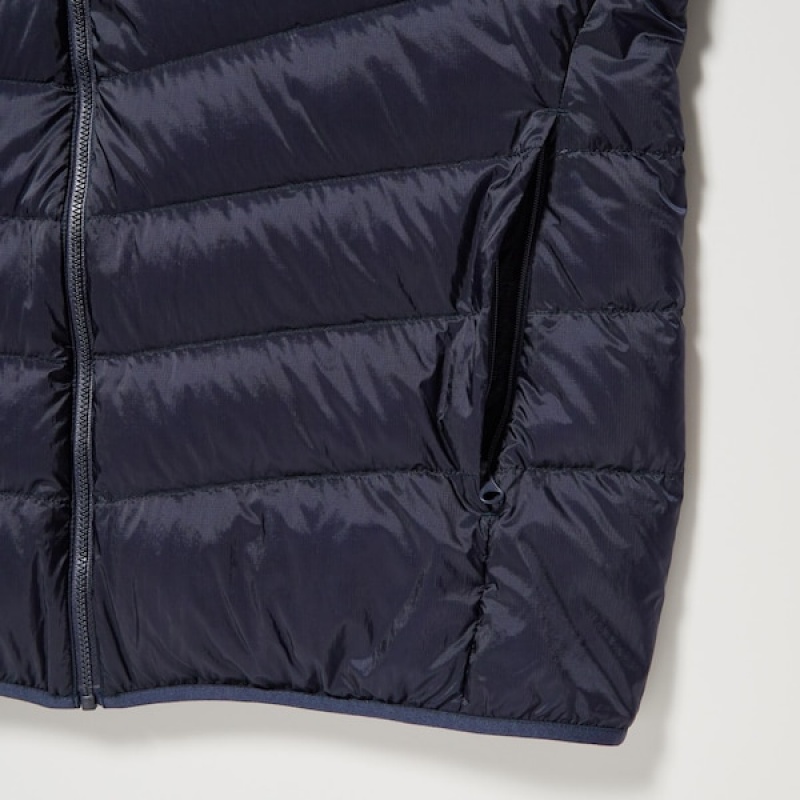 Uniqlo Ultra Light Down Parka Herre Marineblå | XCSMHZ-378