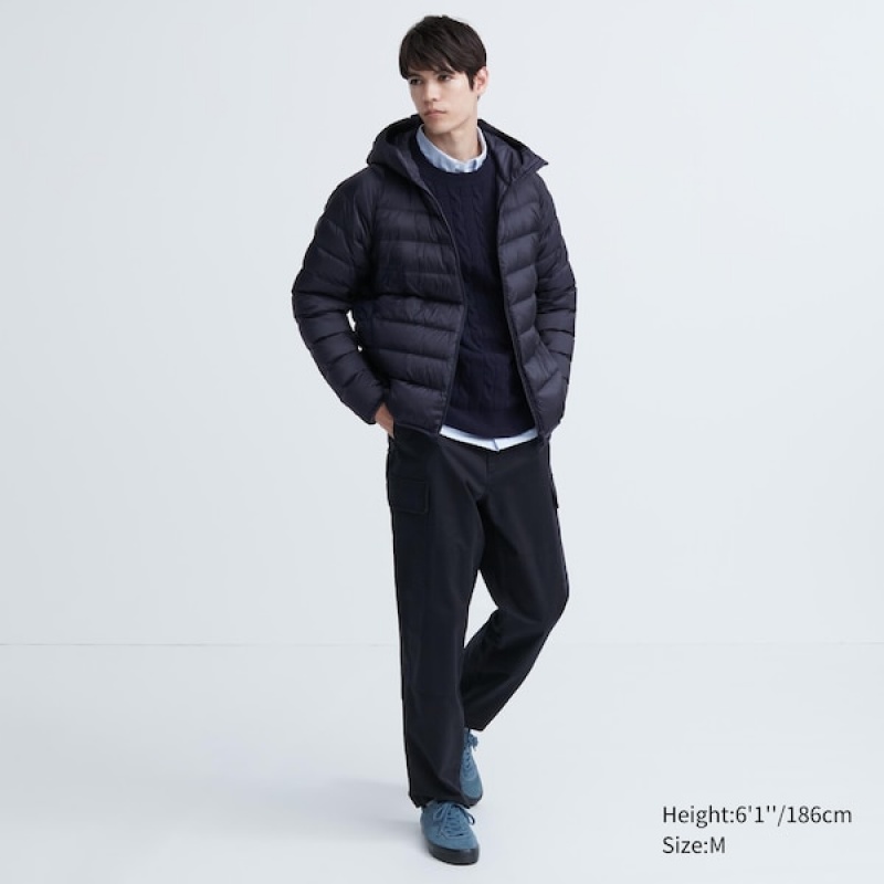 Uniqlo Ultra Light Down Parka Herre Marineblå | XCSMHZ-378