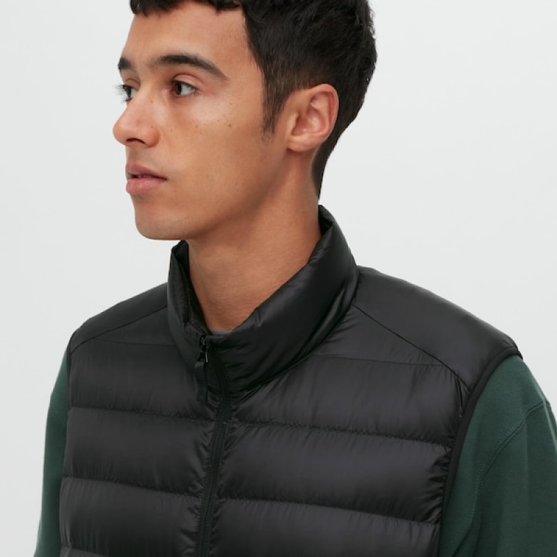 Uniqlo Ultra Light Down Vest Herre Marineblå | ZFJBPO-872