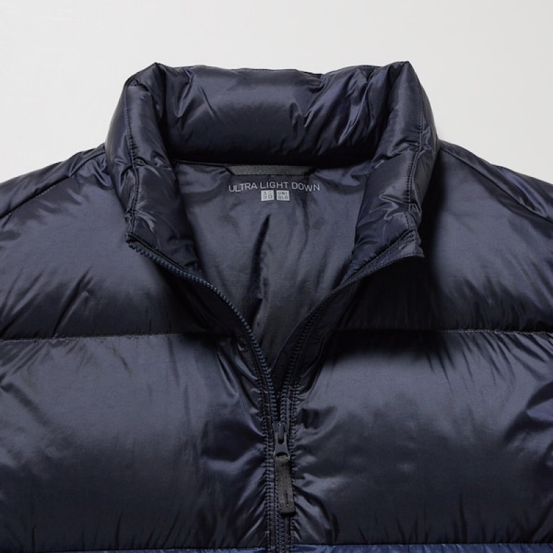 Uniqlo Ultra Light Down Vest Herre Marineblå | TFOMRL-026