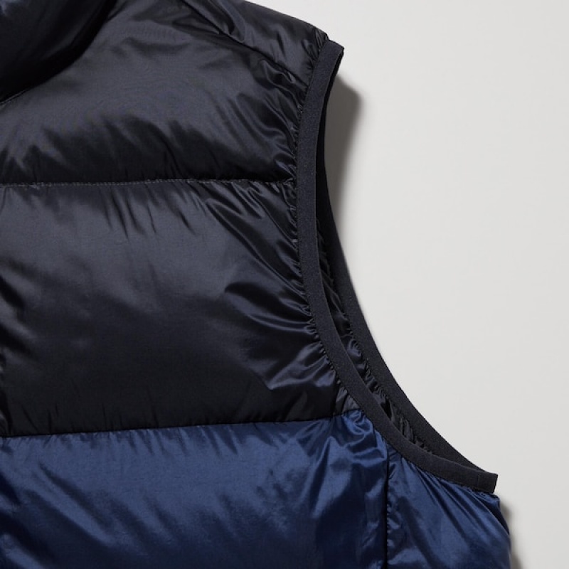 Uniqlo Ultra Light Down Vest Herre Marineblå | TFOMRL-026