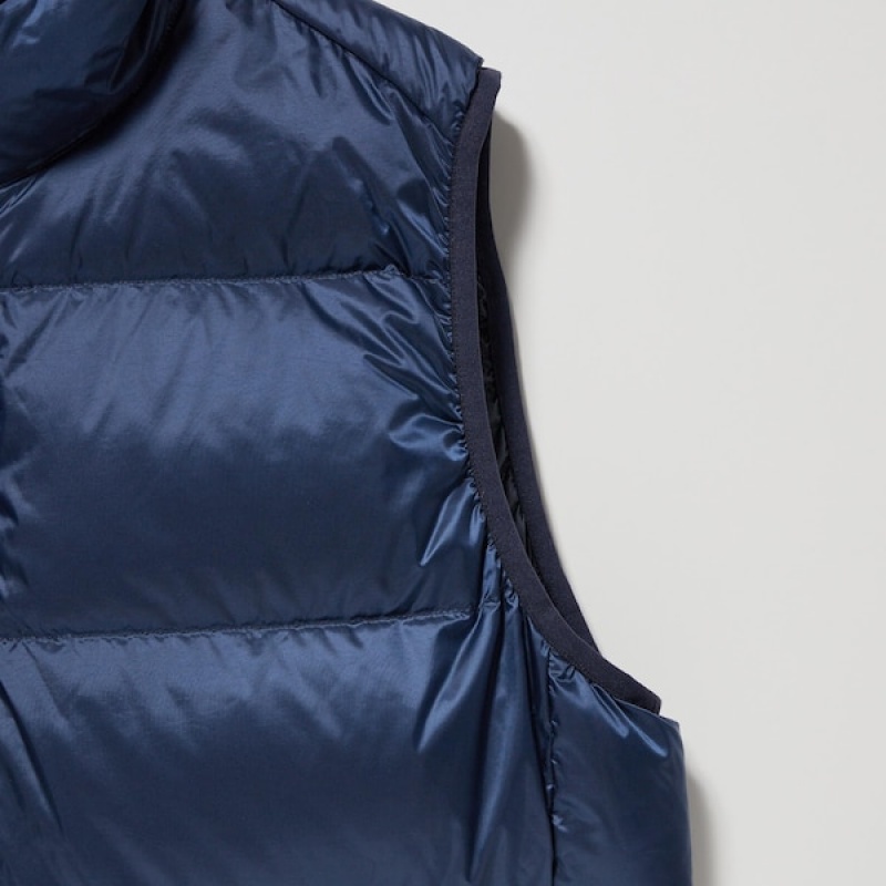 Uniqlo Ultra Light Down Vest Herre Marineblå | VESJNF-671