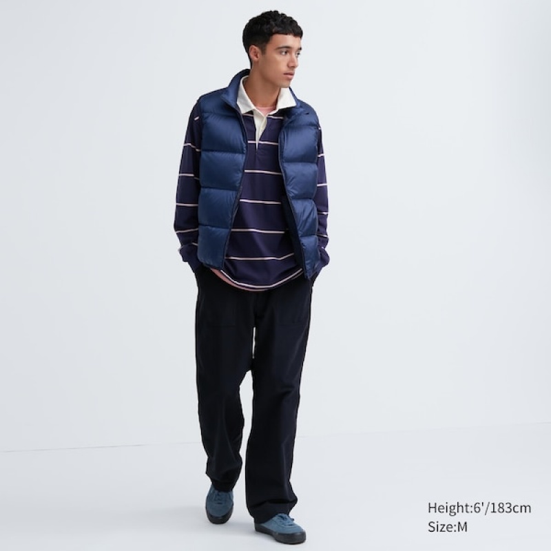 Uniqlo Ultra Light Down Vest Herre Marineblå | VESJNF-671