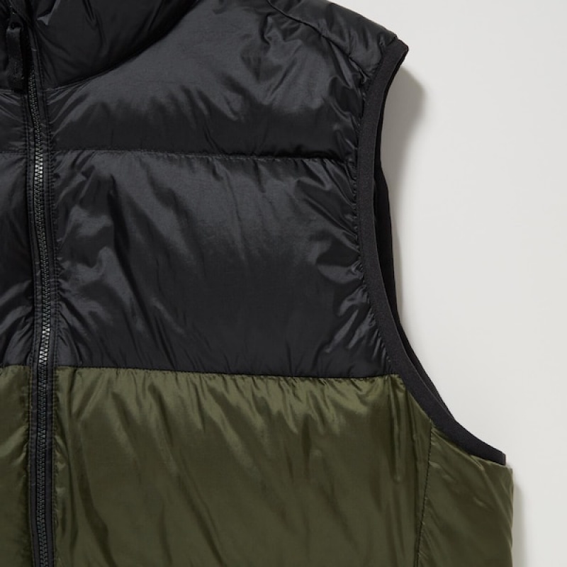 Uniqlo Ultra Light Down Vest Herre Olivengrønne | LVPSYW-369