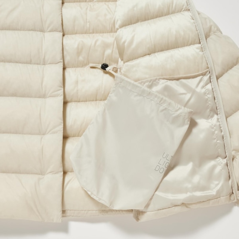 Uniqlo Ultra Light Down jackets Dame Hvite | 9508-YMJHT