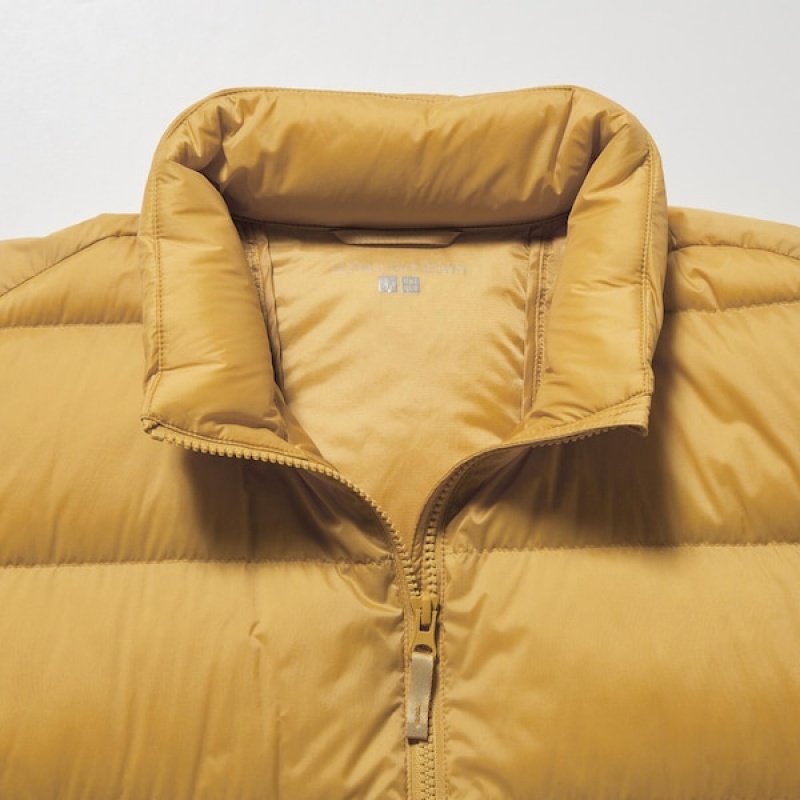 Uniqlo Ultra Light Down jackets Herre Gul | 2354-QZPNJ