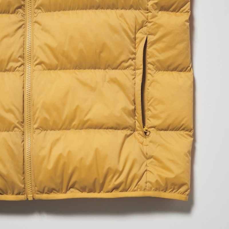 Uniqlo Ultra Light Down jackets Herre Gul | 2354-QZPNJ